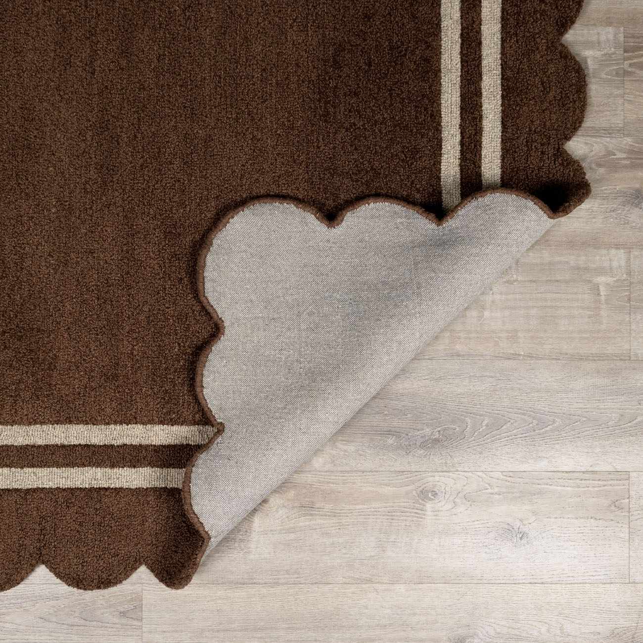 Chogan Chocolate Brown Area Rug - Image 5