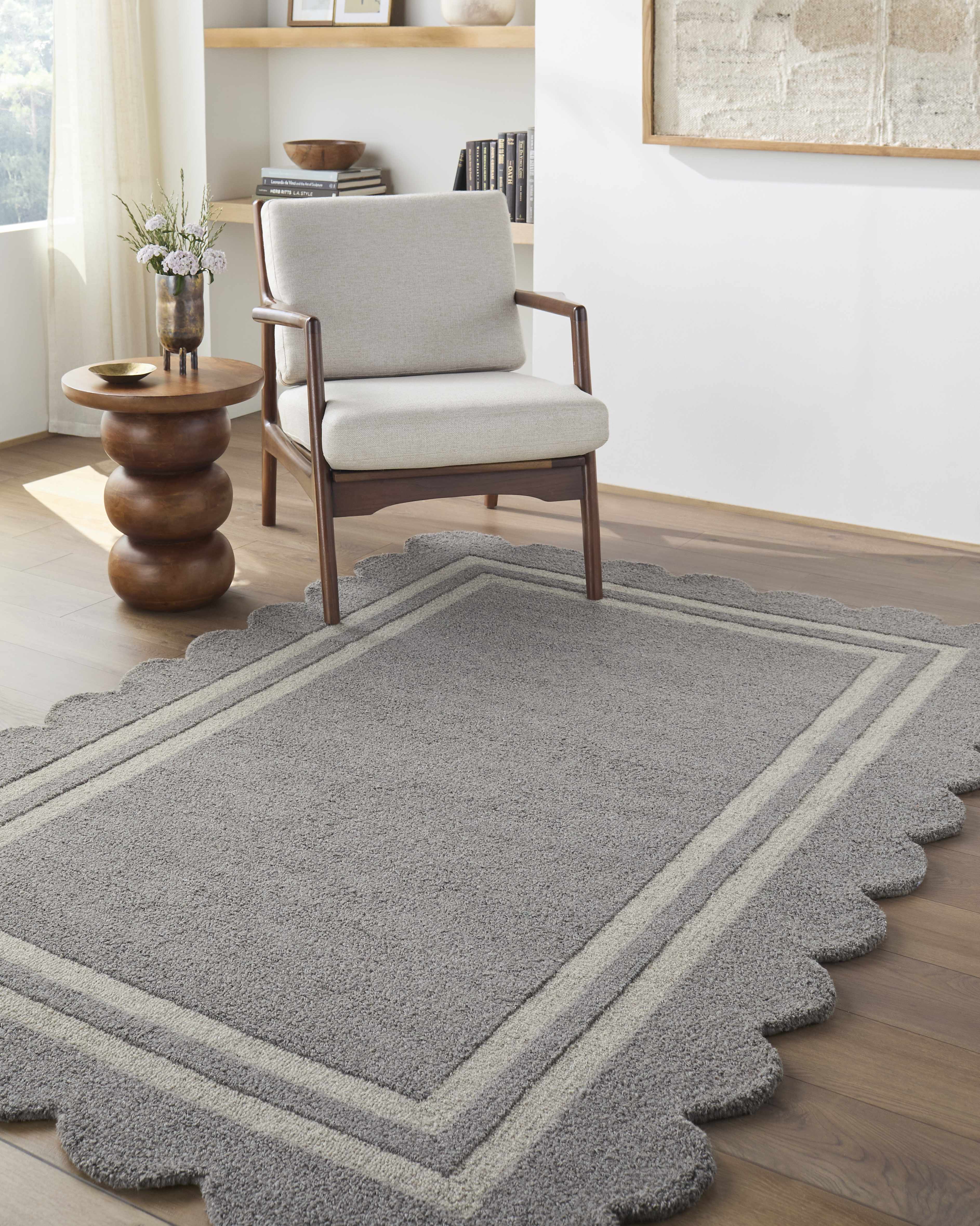 Chogan Slate Gray Area Rug - Image 2