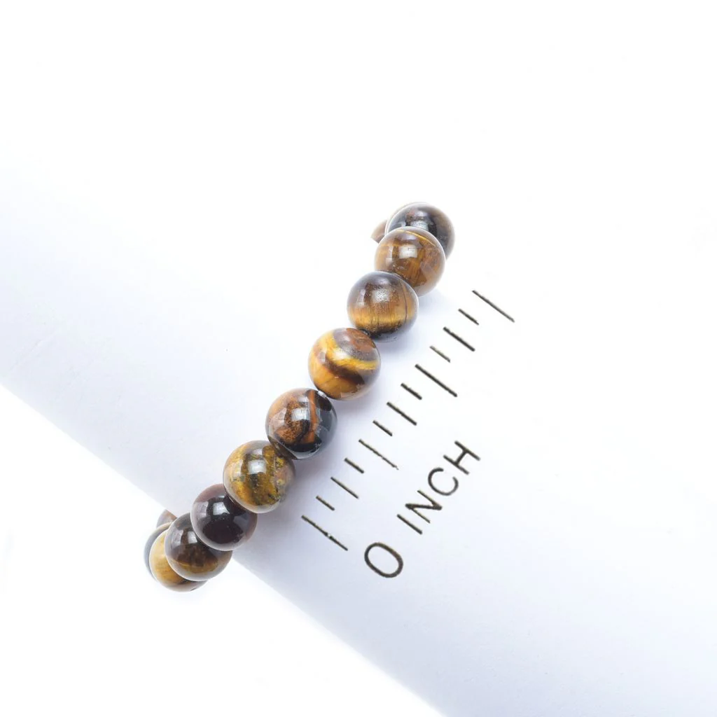 Choice of 10mm Gemstone Bead 7.5" Stretch Bracelet - Image 2