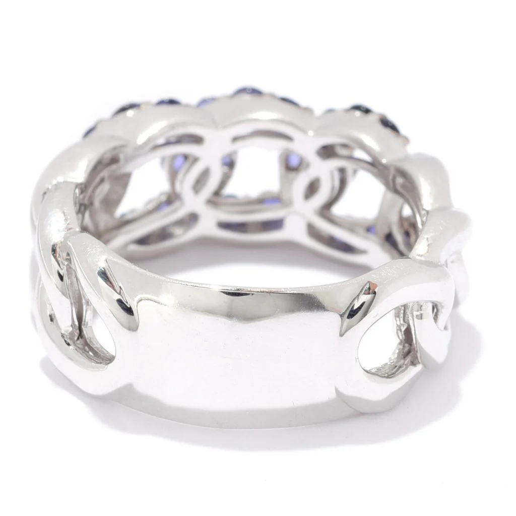 Choice of Gemstone Chain Band Ring - Image 2