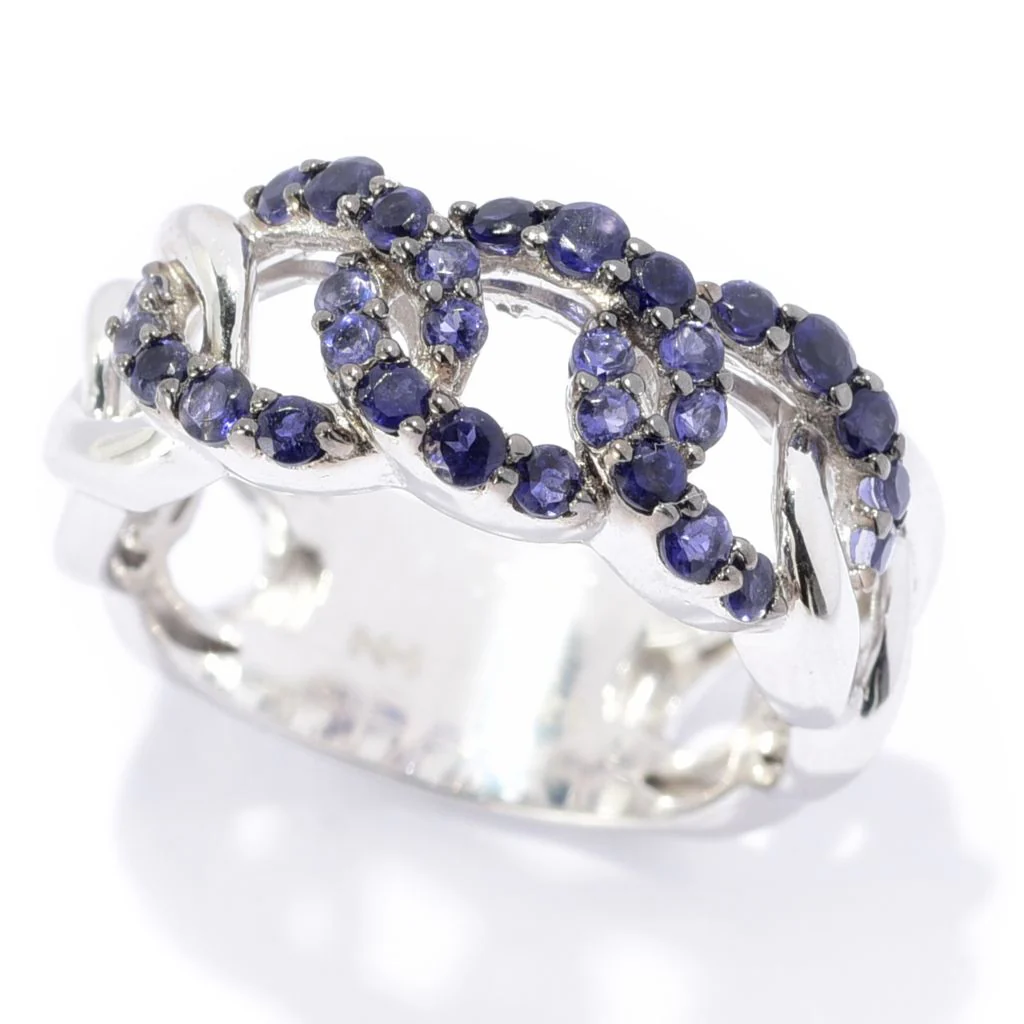 Choice of Gemstone Chain Band Ring - Image 3