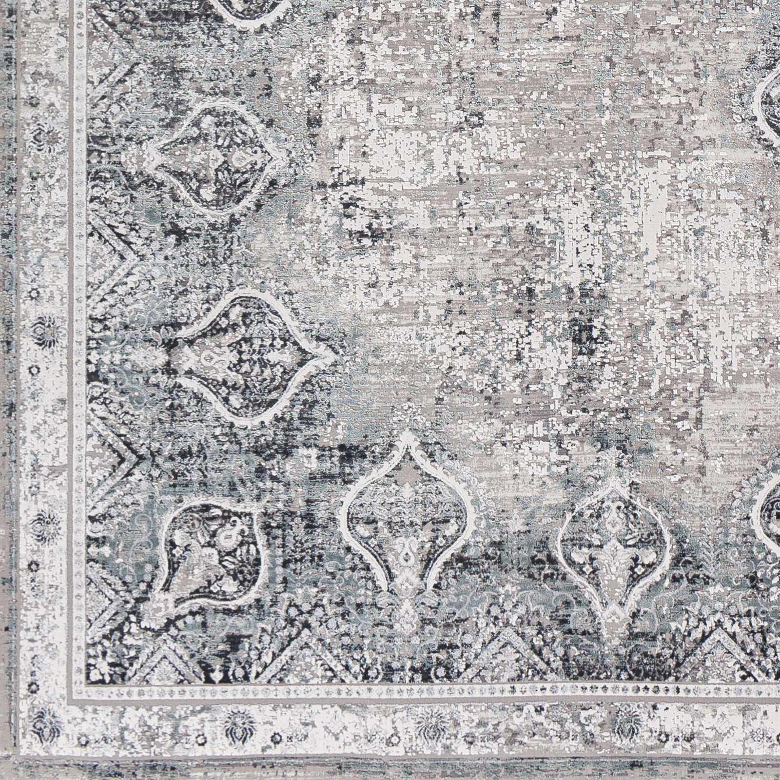 Chorlton Luxury Fringed Faux Silk Rug - Clearance - Image 6
