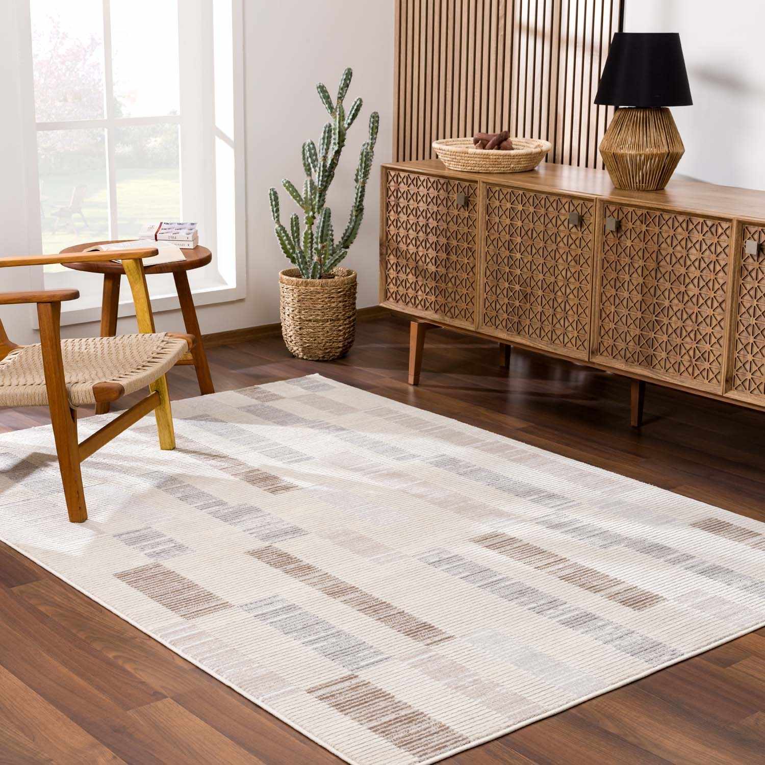 Chouko Broken-Striped Area Rug - Image 3