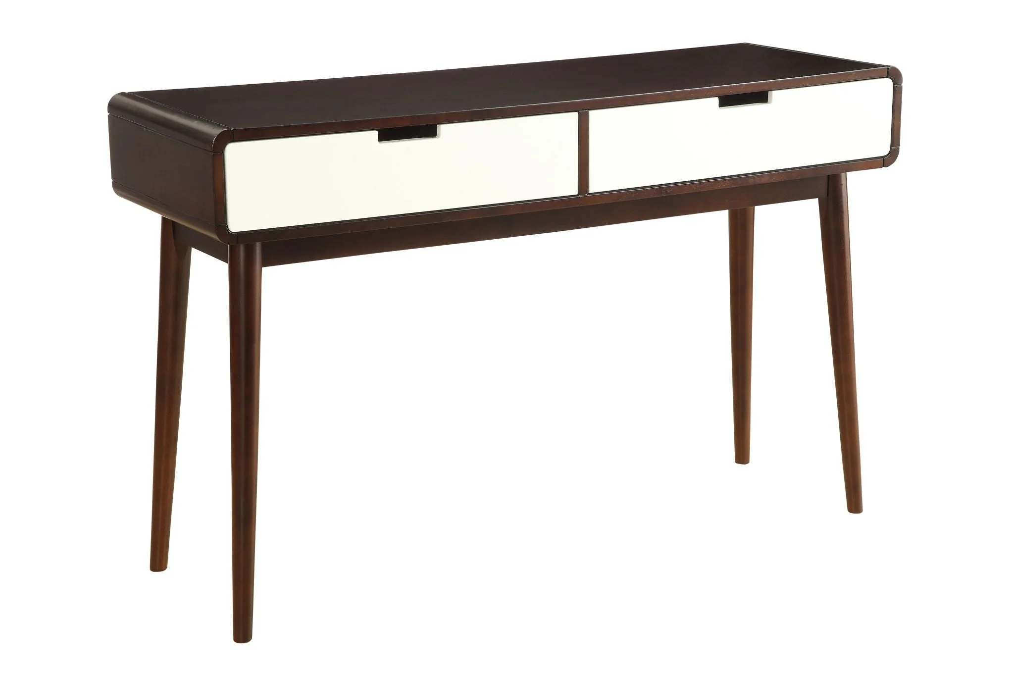 Christa - Sofa Table - White / Espresso - Image 2
