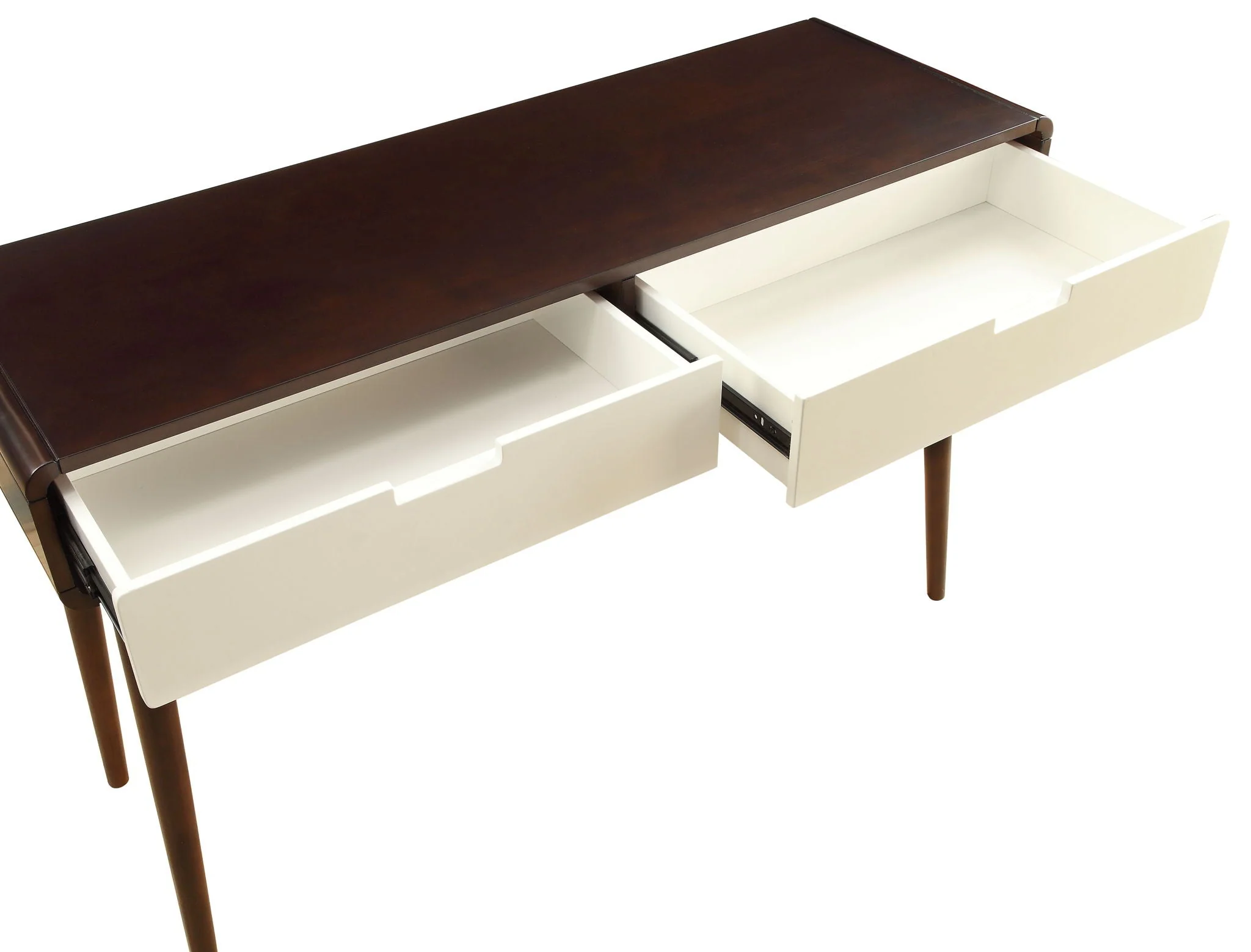 Christa - Sofa Table - White / Espresso - Image 3