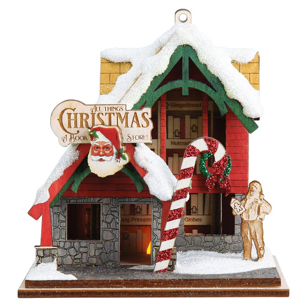 Christmas Book Store Ornament - Image 2