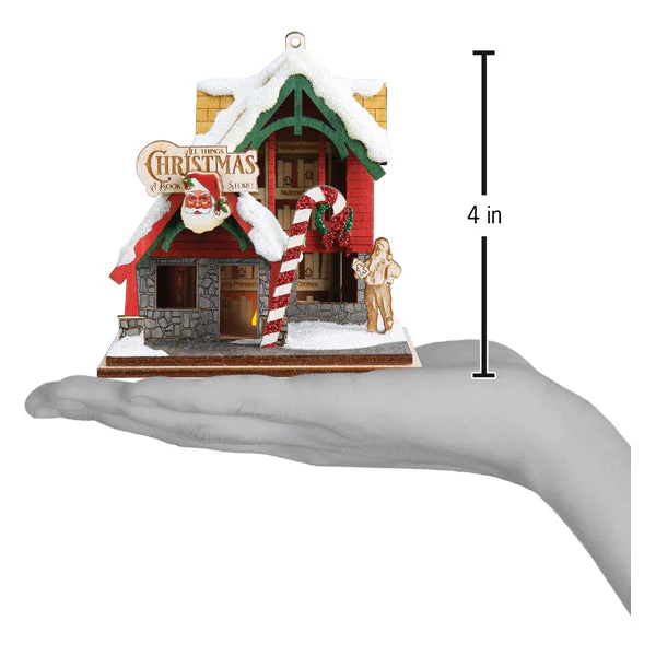 Christmas Book Store Ornament - Image 3