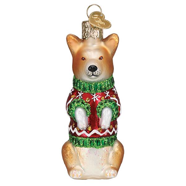 Christmas Corgi Ornament - Image 3