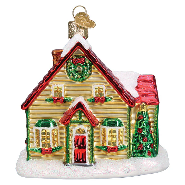 Christmas Cottage Ornament by Old World Christmas - Image 3