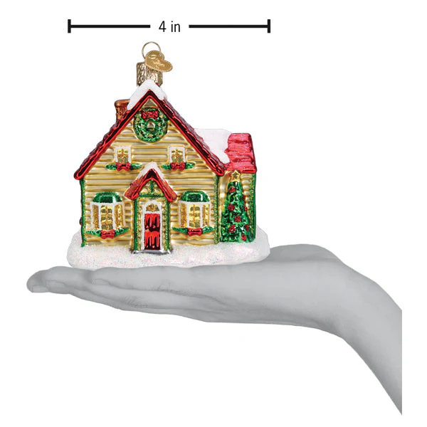 Christmas Cottage Ornament by Old World Christmas - Image 6