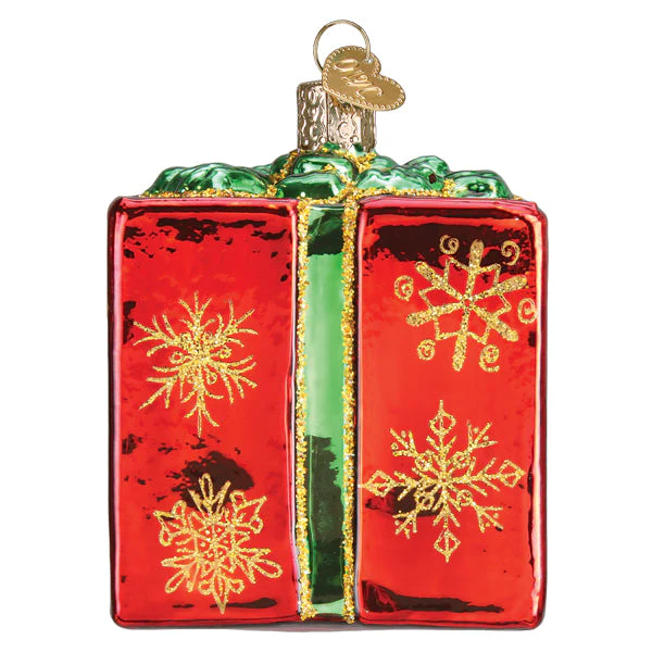 Christmas Gift Box Ornament by Old World Christmas - Image 5