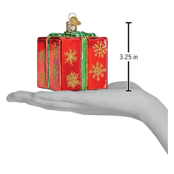 Christmas Gift Box Ornament by Old World Christmas - Image 6