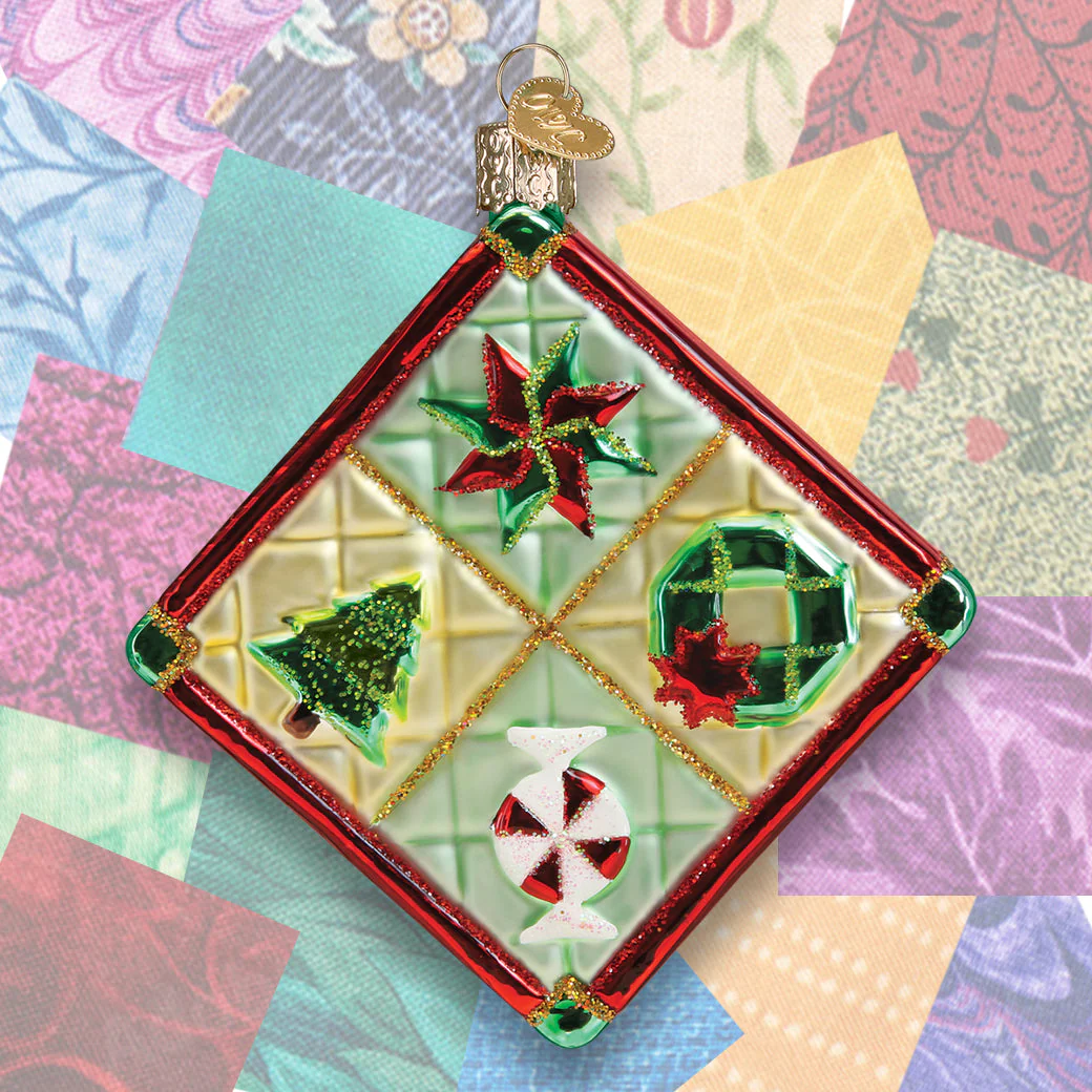 Christmas Quilt Ornament - Image 6