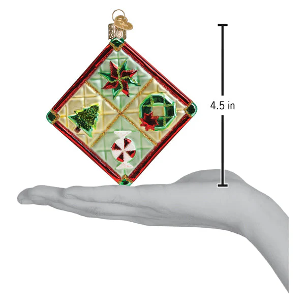 Christmas Quilt Ornament - Image 7