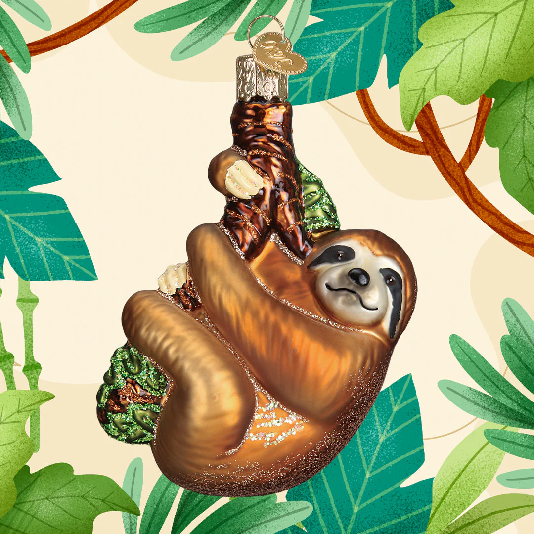 Christmas Sloth Ornament - Image 6