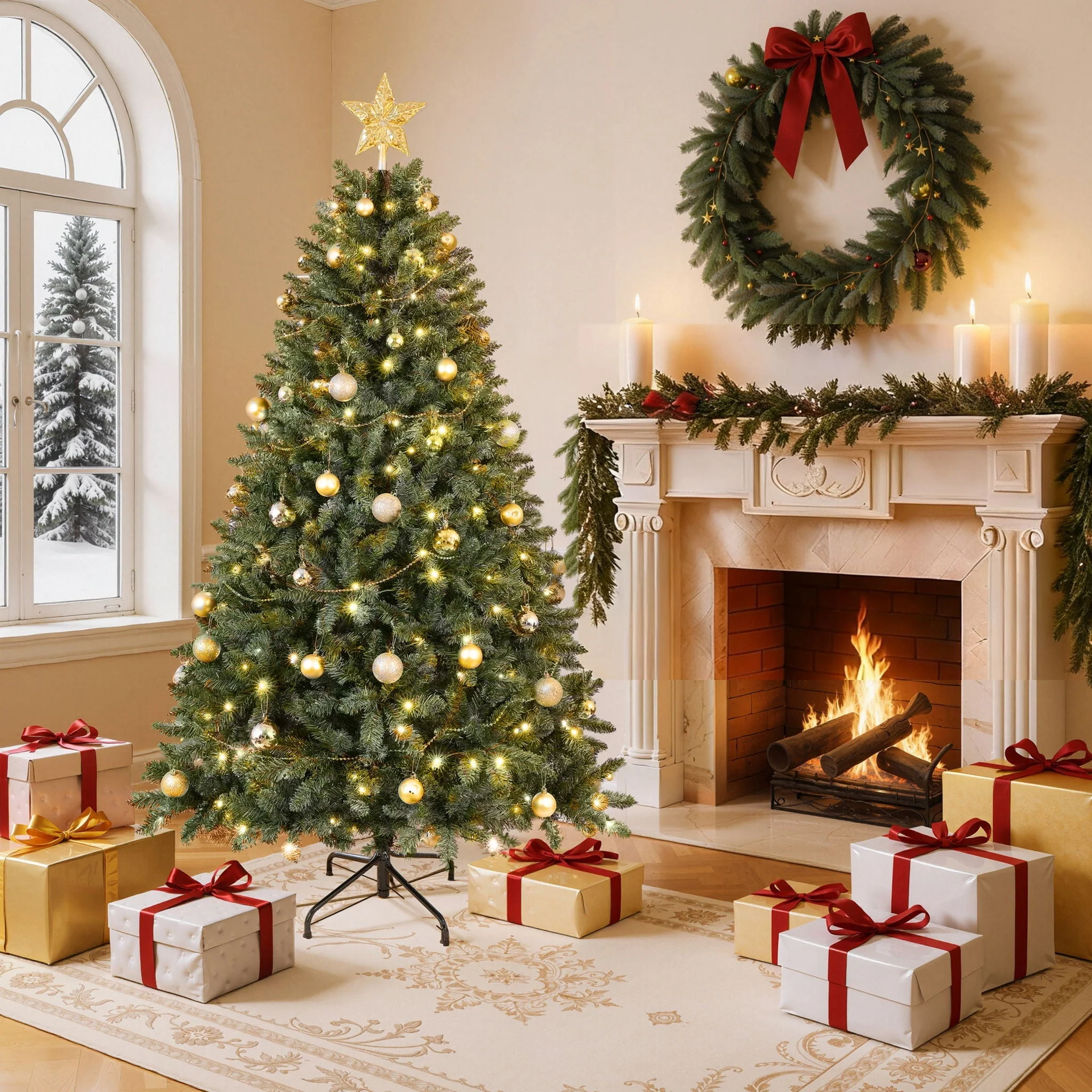 Christmas Tree With Warm LEDs - Image 4