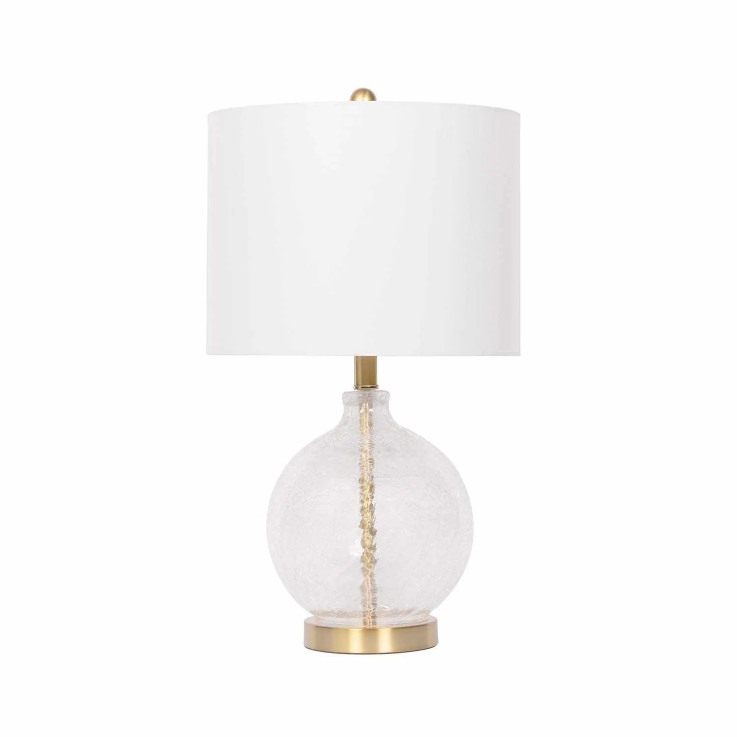 Ciel Contemporary Glass Textured Table Lamp - Image 2