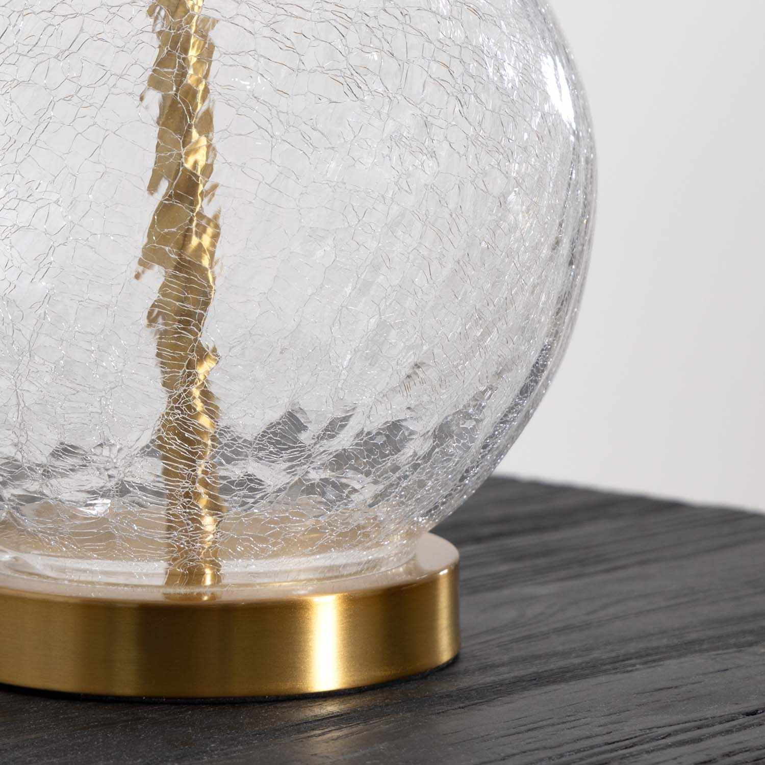 Ciel Contemporary Glass Textured Table Lamp - Image 4