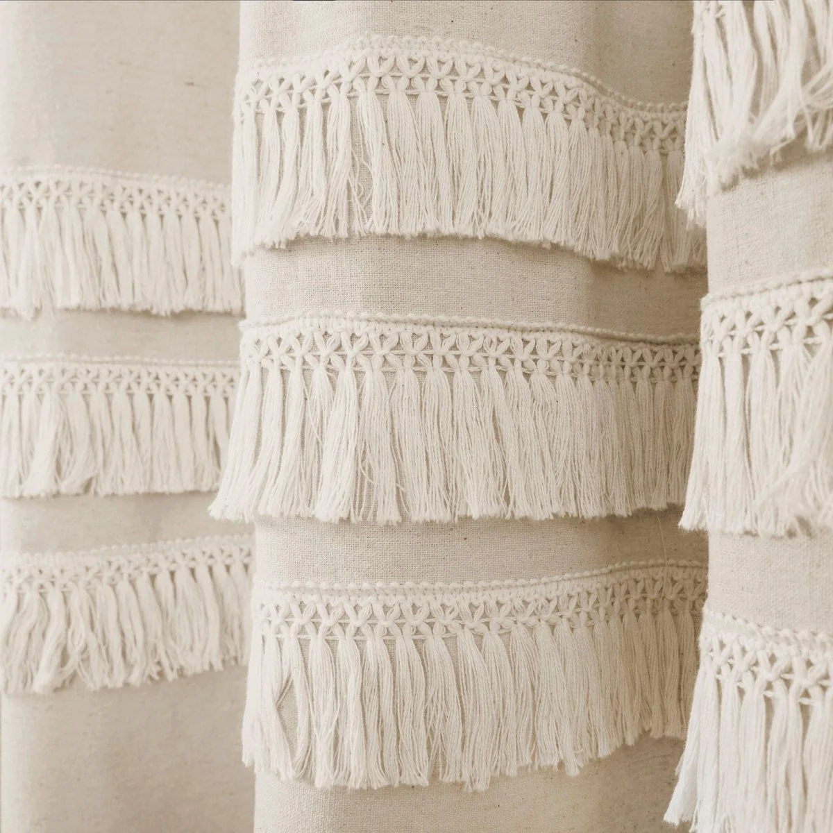 Ciel Tassel Shower Curtain - Image 3