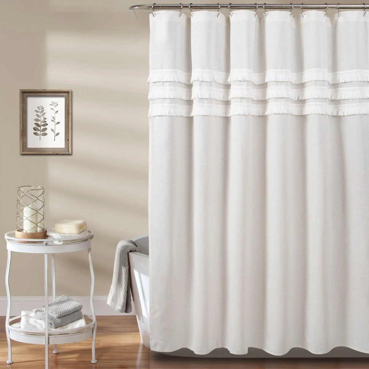 Ciel Tassel Shower Curtain - Image 5