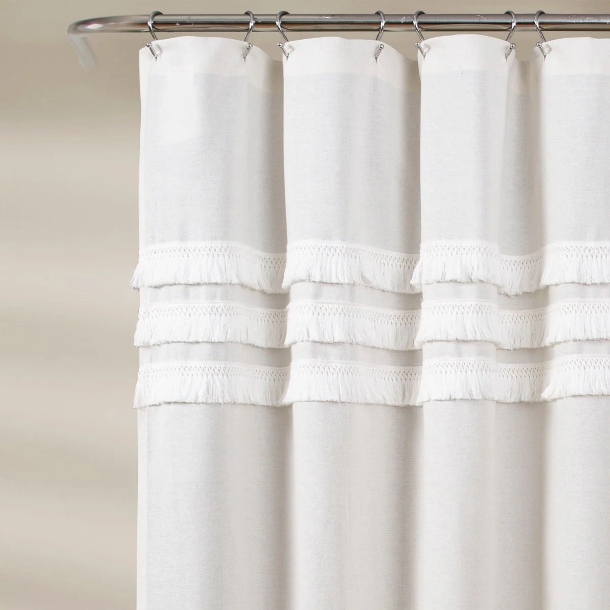 Ciel Tassel Shower Curtain - Image 6