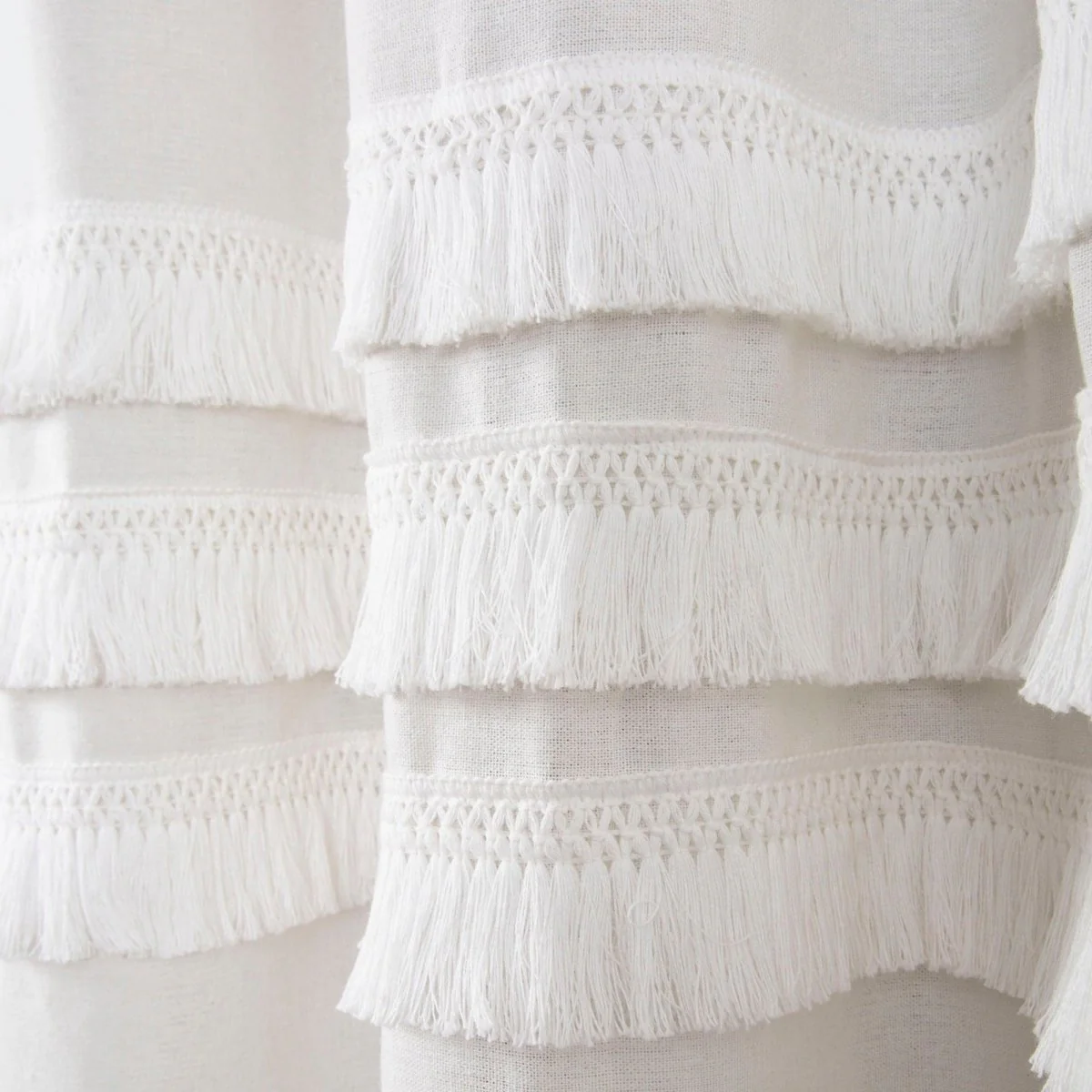 Ciel Tassel Shower Curtain - Image 7