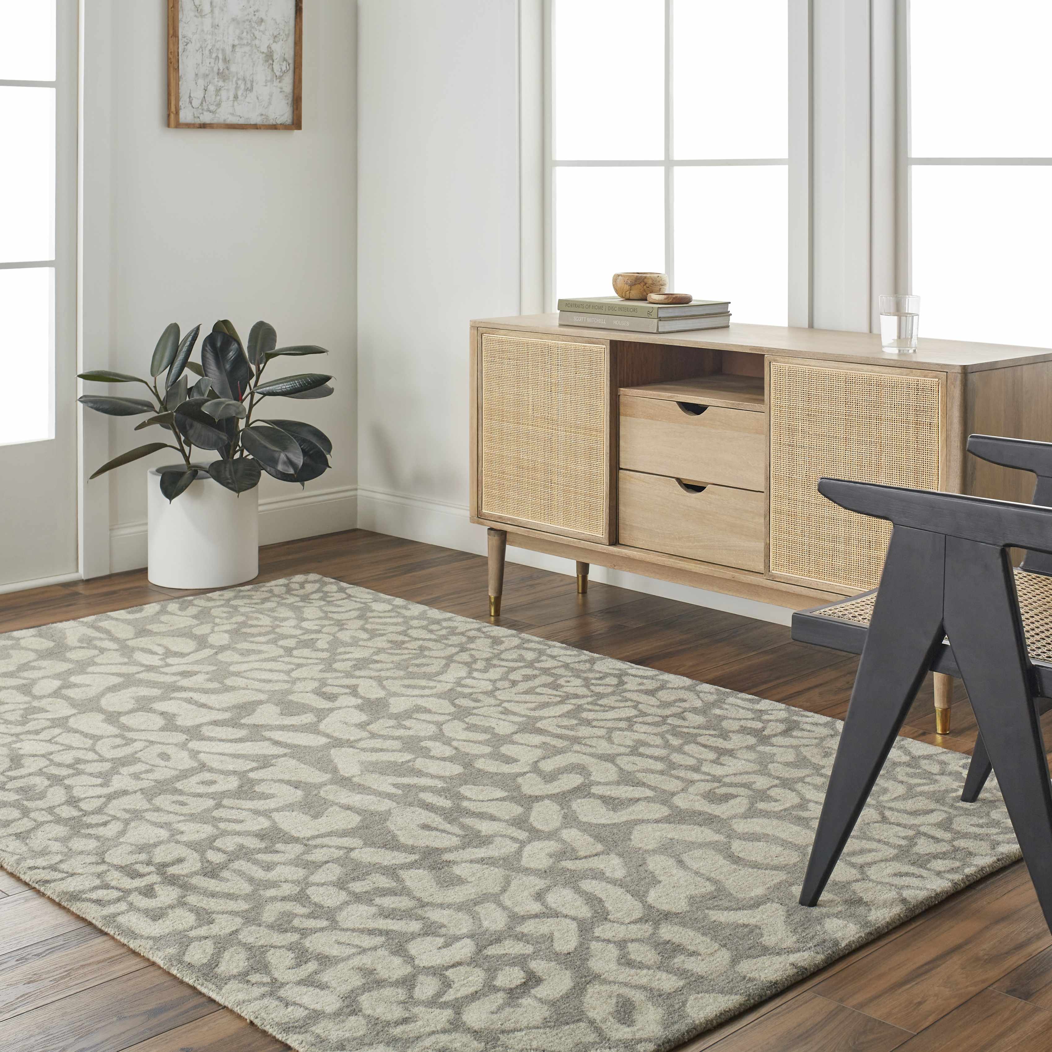 Circa Leopard Print Area Rug - Clearance - Image 2