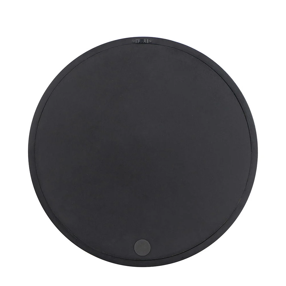 Circle Wall Mirror With Wooden Frame for Living Room - Image 16