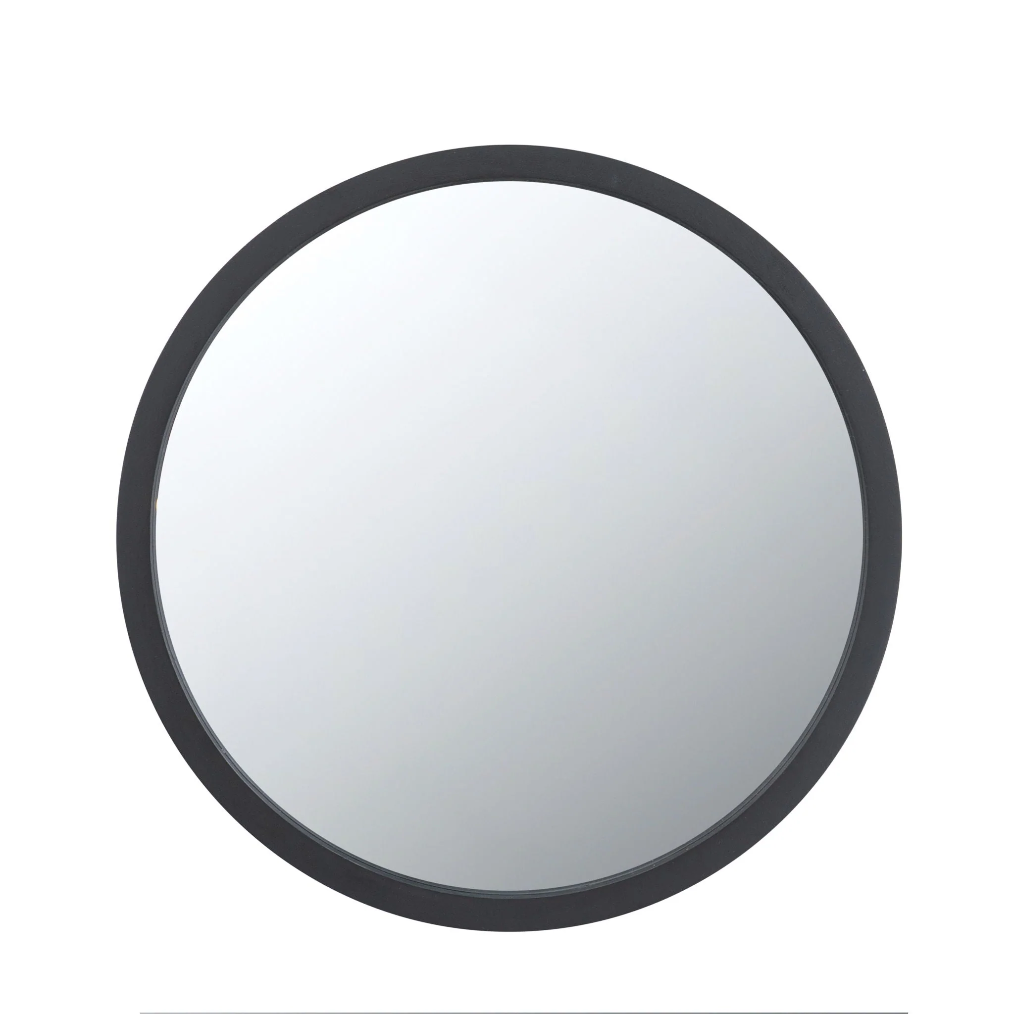 Circle Wall Mirror With Wooden Frame for Living Room - Image 17