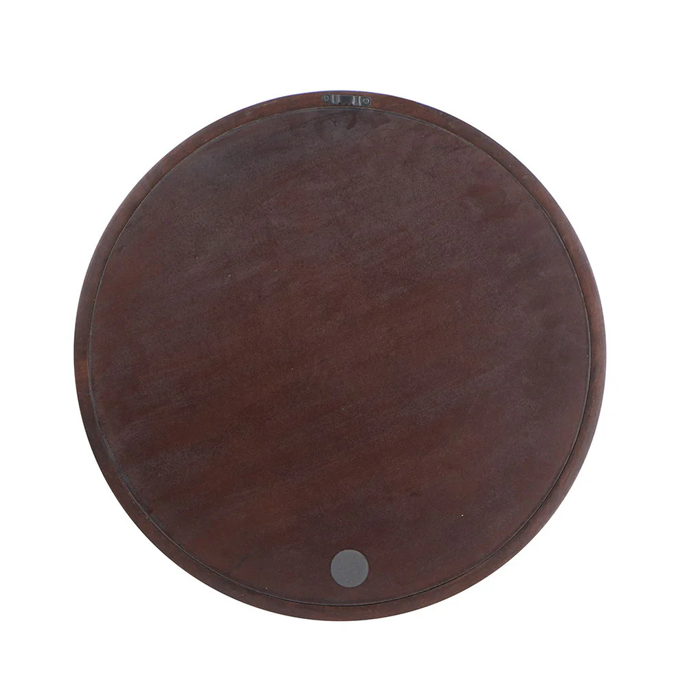 Circle Wall Mirror With Wooden Frame for Living Room - Image 24