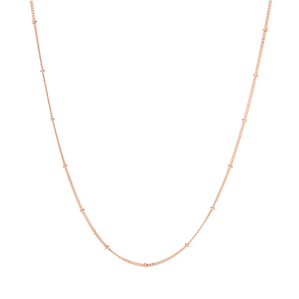 Claire Vessot Designs 14K Gold or Platinum Plated Choice of Length Signature Chain - Image 3