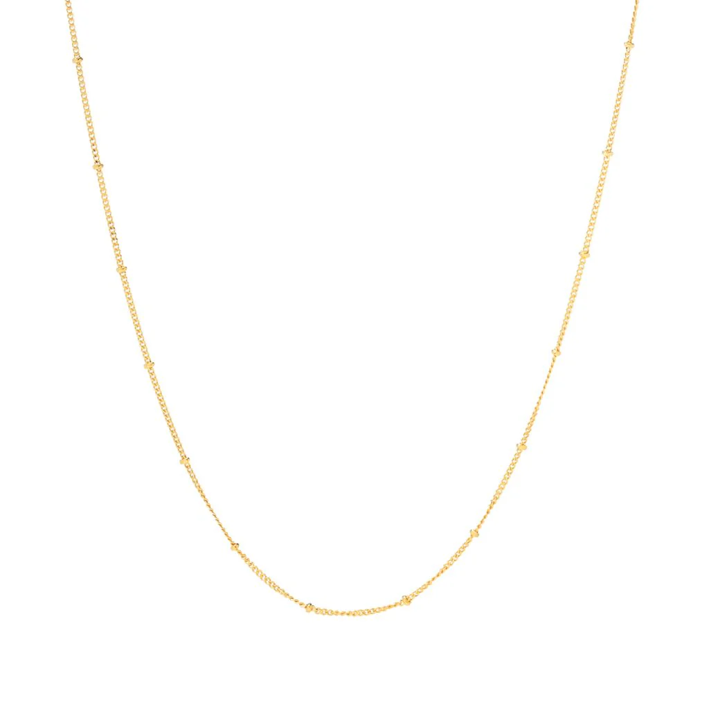 Claire Vessot Designs 14K Gold or Platinum Plated Choice of Length Signature Chain - Image 5