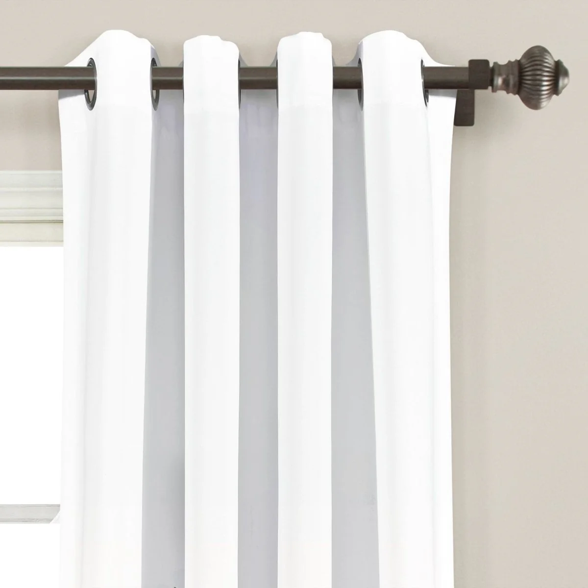 Clarissa Floral Light Filtering Window Curtain Panel Set - Image 3