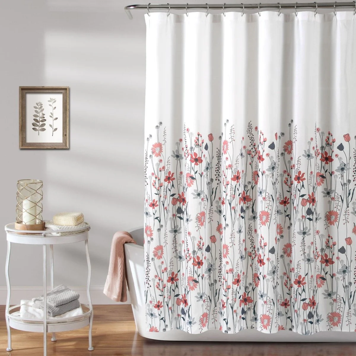 Clarissa Floral Shower Curtain - Image 2