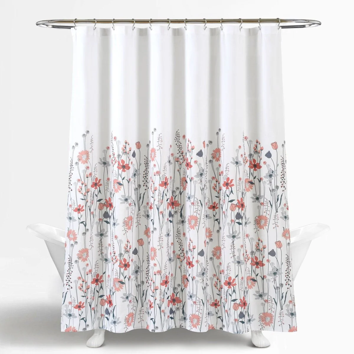 Clarissa Floral Shower Curtain - Image 9