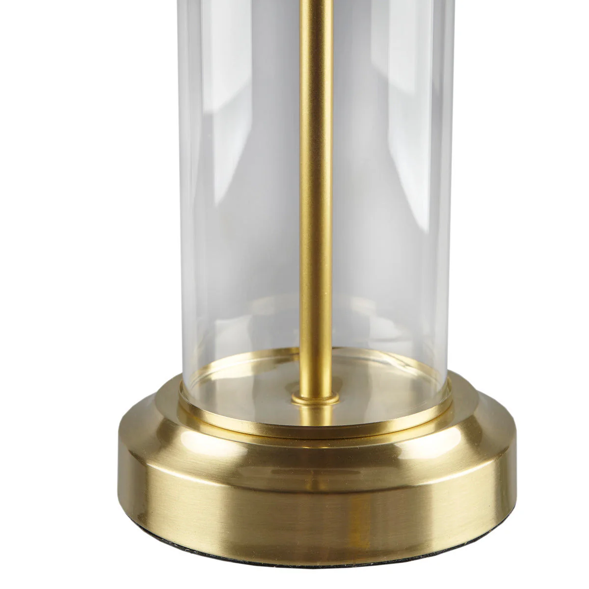 Clarity Glass Cylinder Table Lamp Set of 2 - Image 4