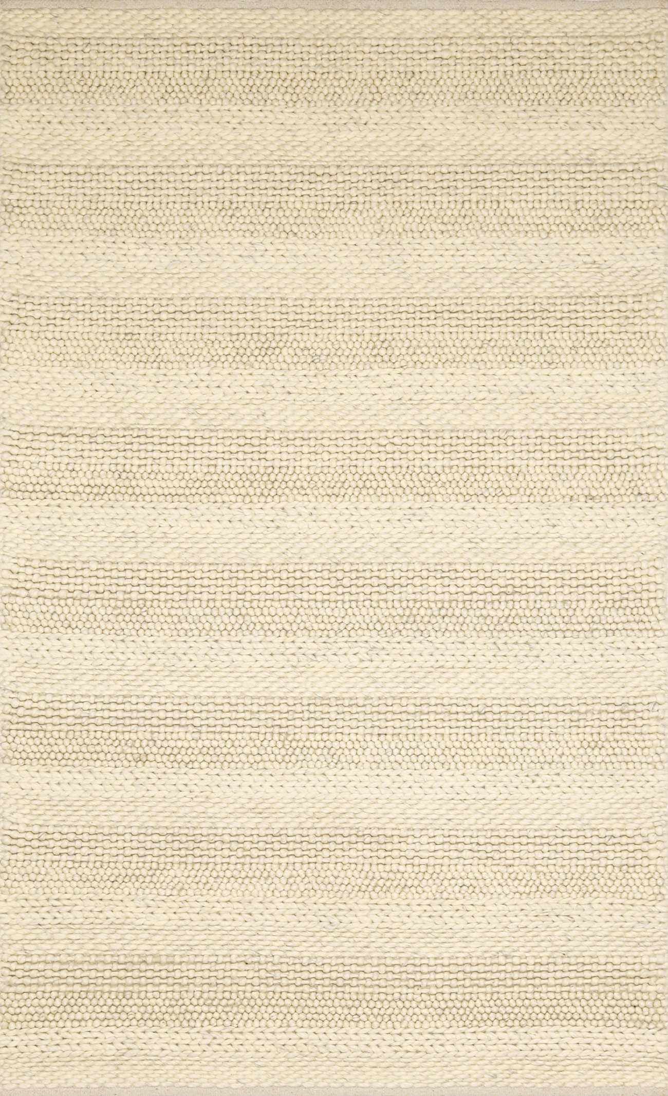 Clarke Beige Textured Wool Rug - Image 14