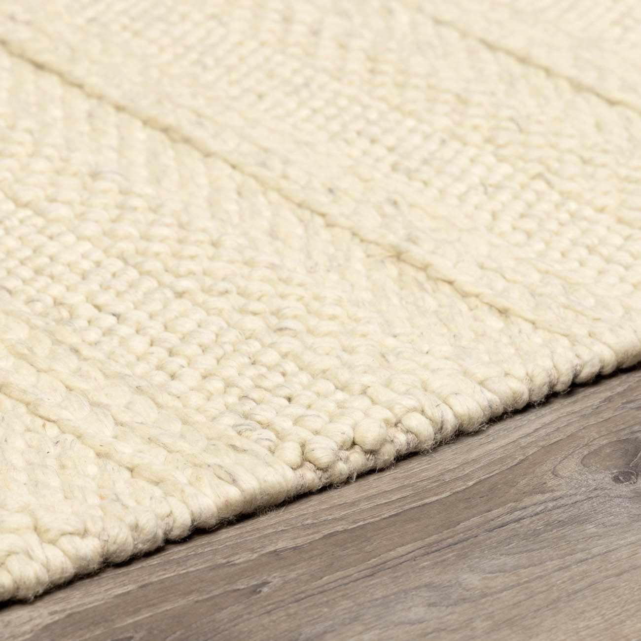 Clarke Beige Textured Wool Rug - Image 17