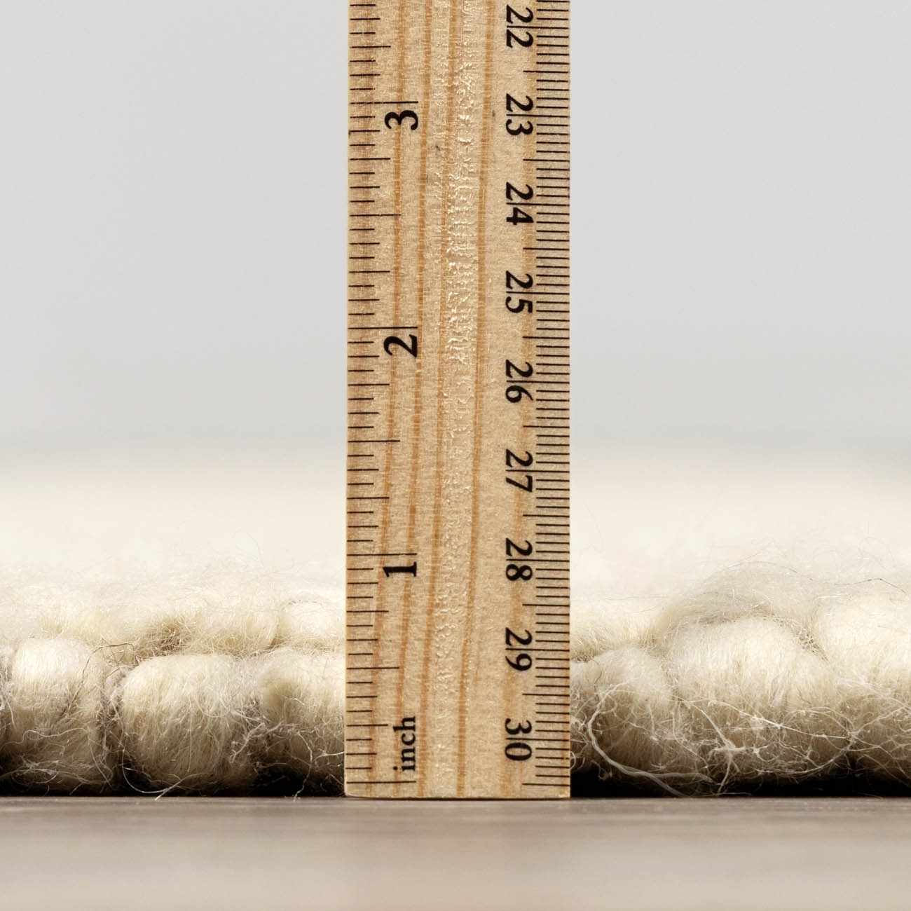 Clarke Beige Textured Wool Rug - Image 18