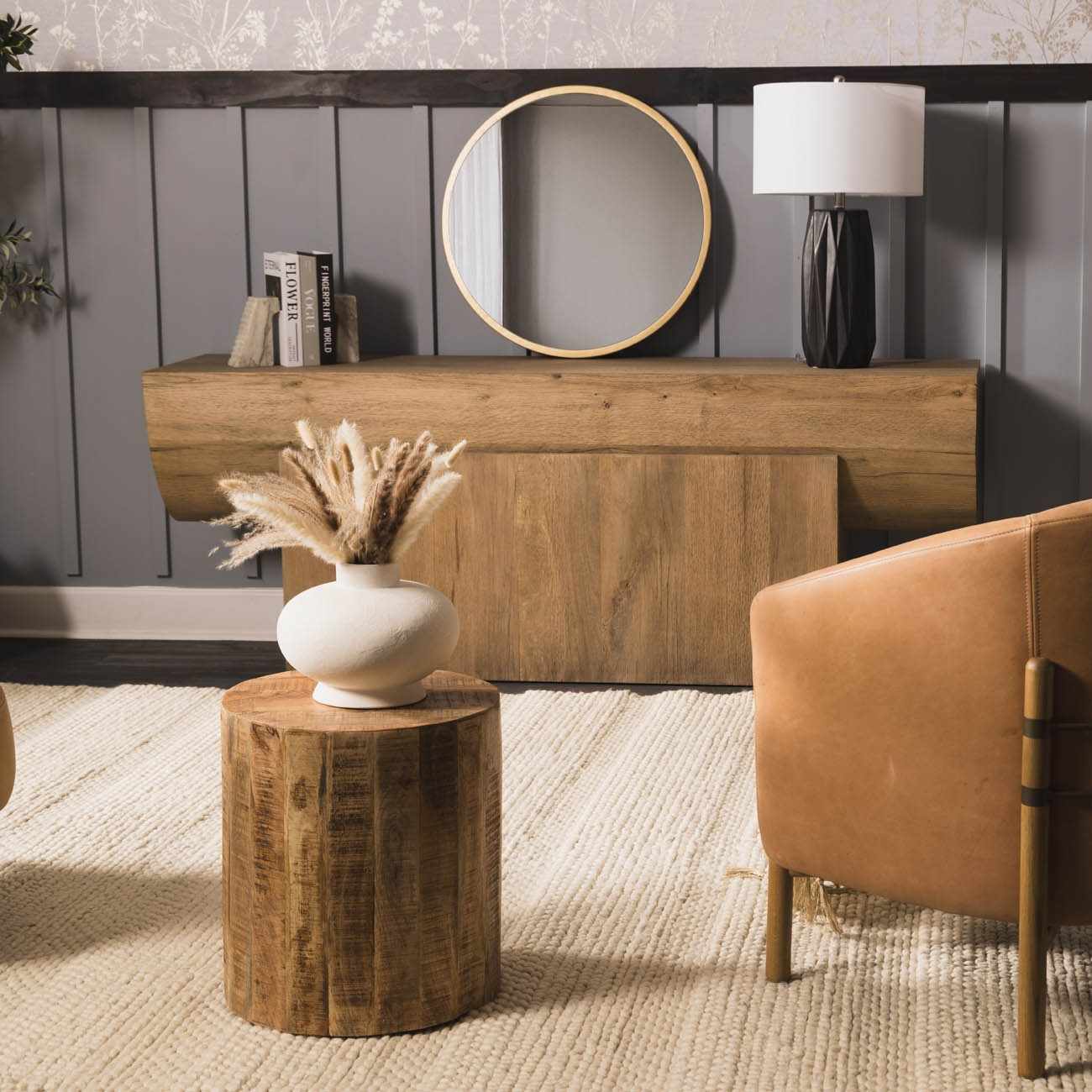 Clarke Beige Textured Wool Rug - Image 4