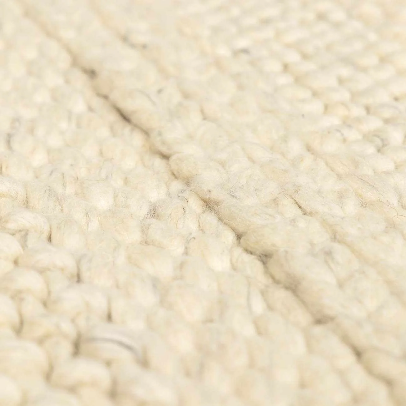 Clarke Beige Textured Wool Rug - Image 6