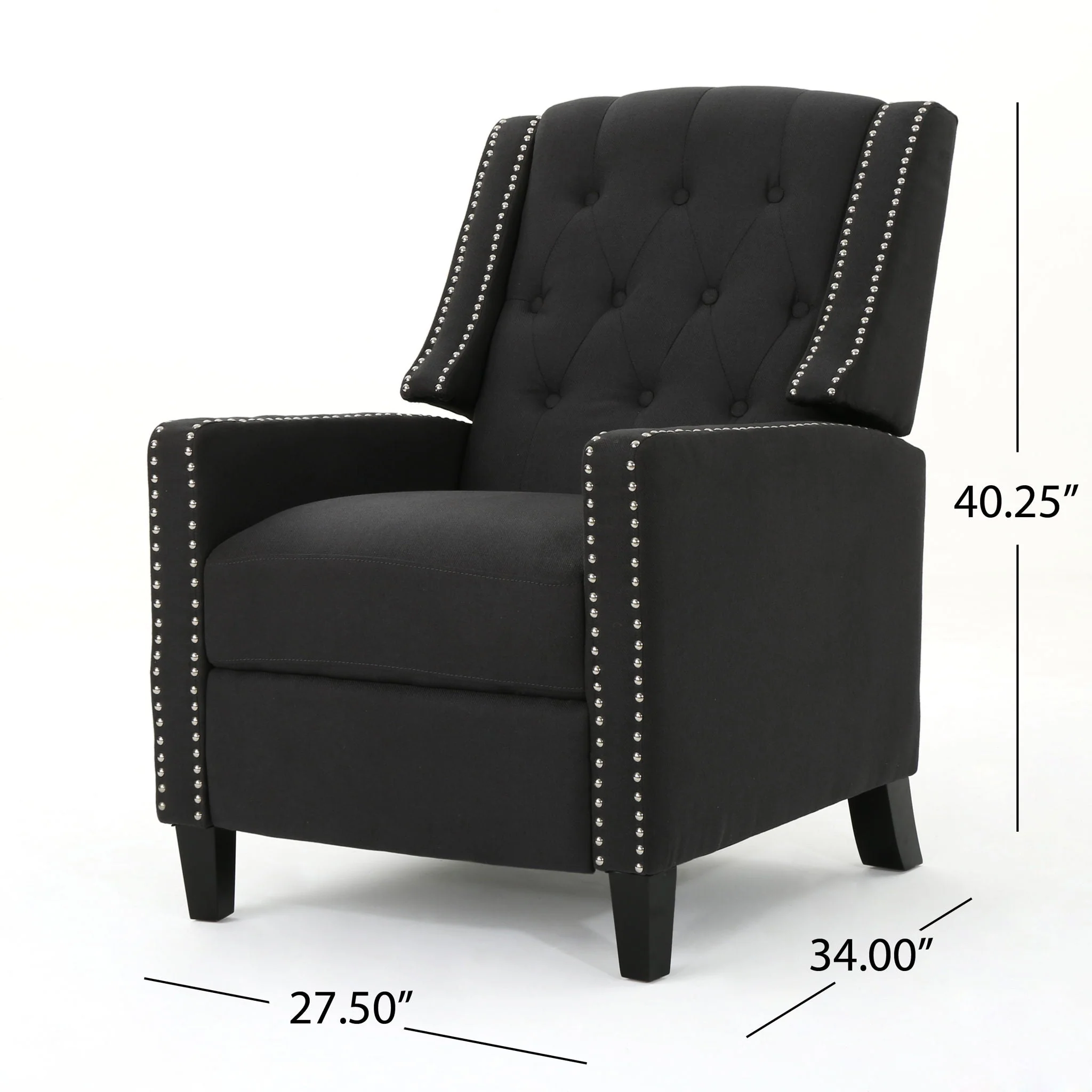 Classic Fabric Push Back Chair - Image 5