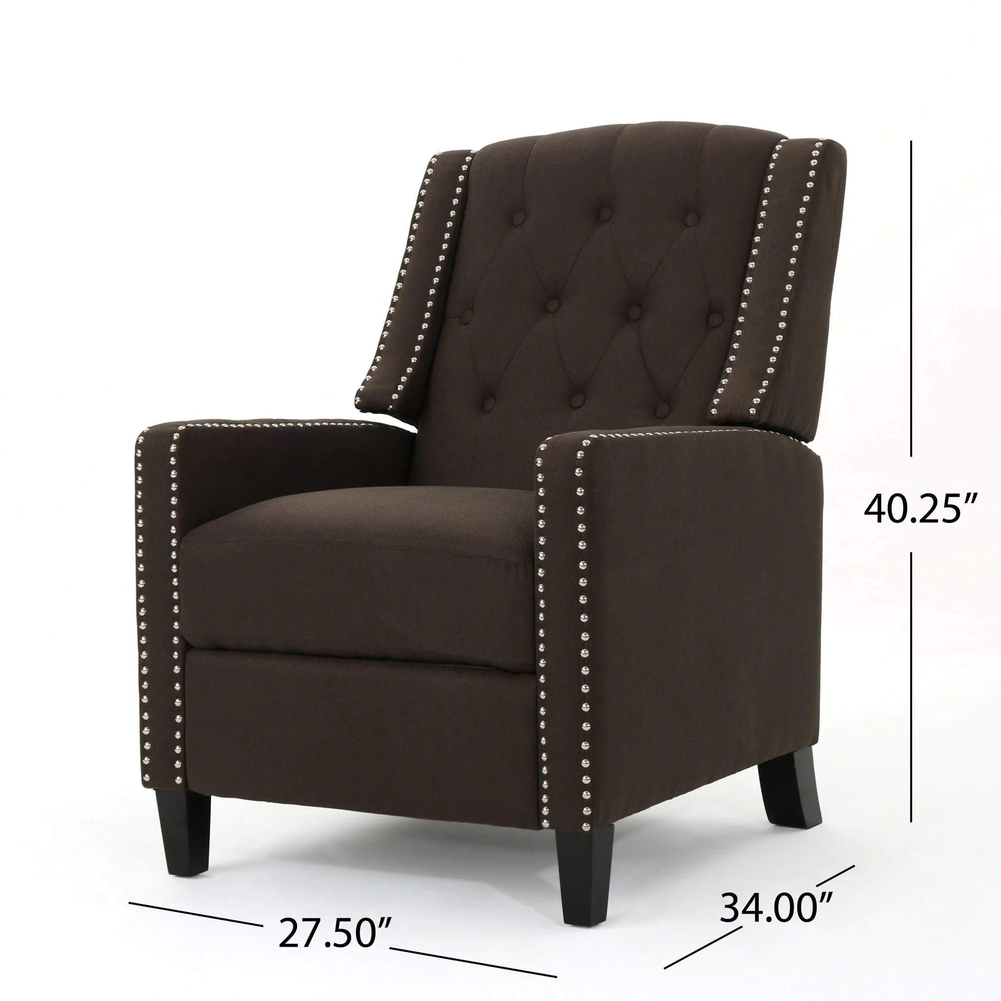 Classic Fabric Push Back Chair - Image 8