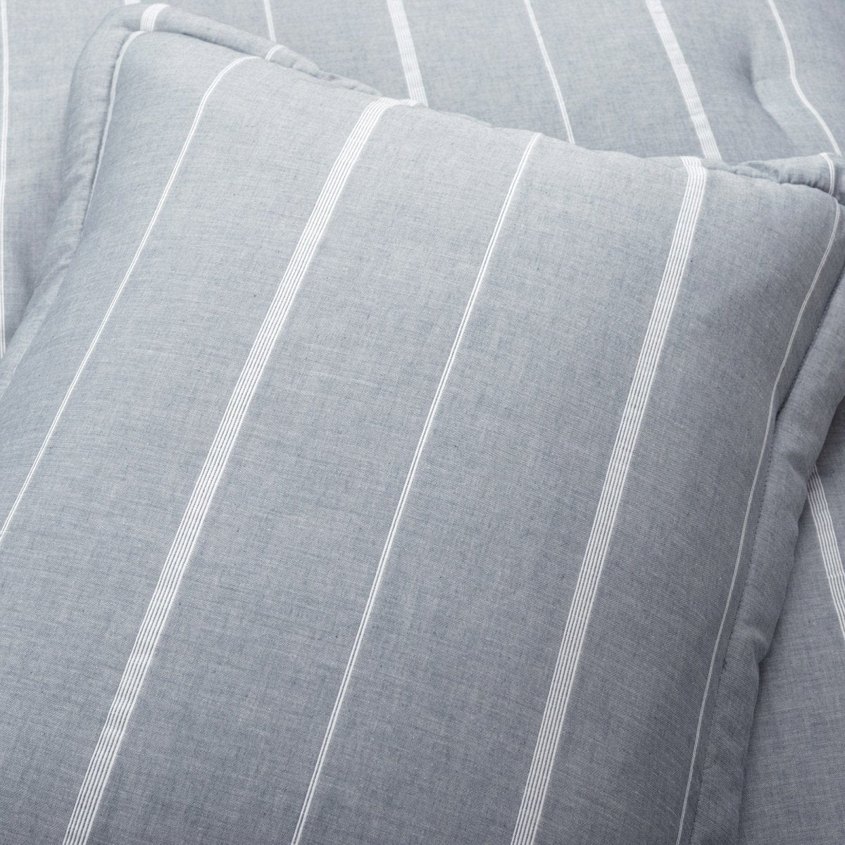 Classic Farmhouse Chalk Stripe 3 Piece Comforter Set - Image 3