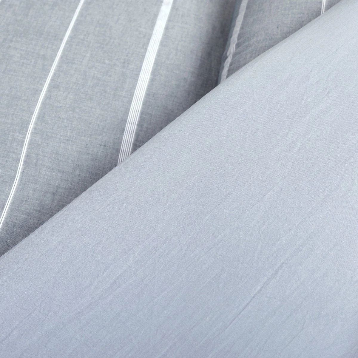 Classic Farmhouse Chalk Stripe 3 Piece Comforter Set - Image 4