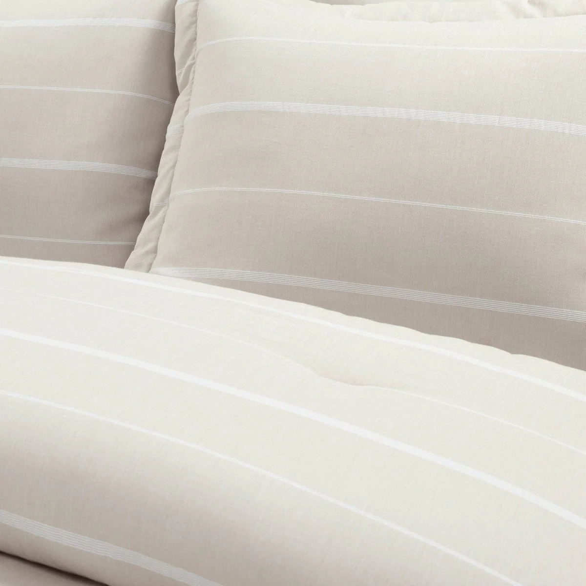 Classic Farmhouse Chalk Stripe 3 Piece Comforter Set - Image 6