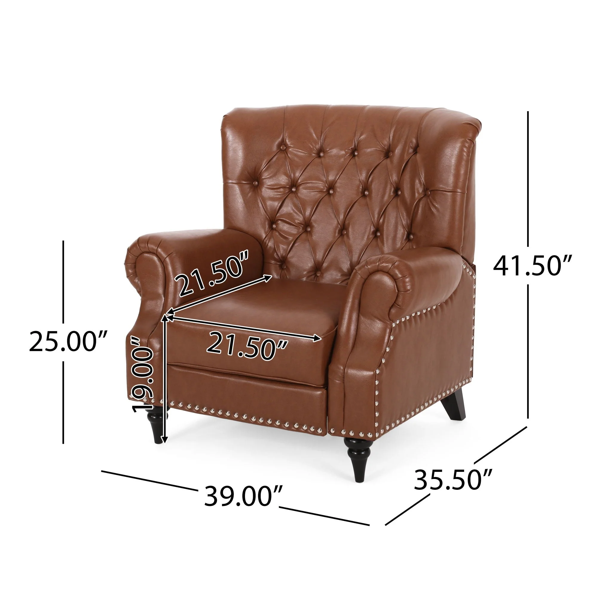 Classic Style Push Back Chair - Image 7