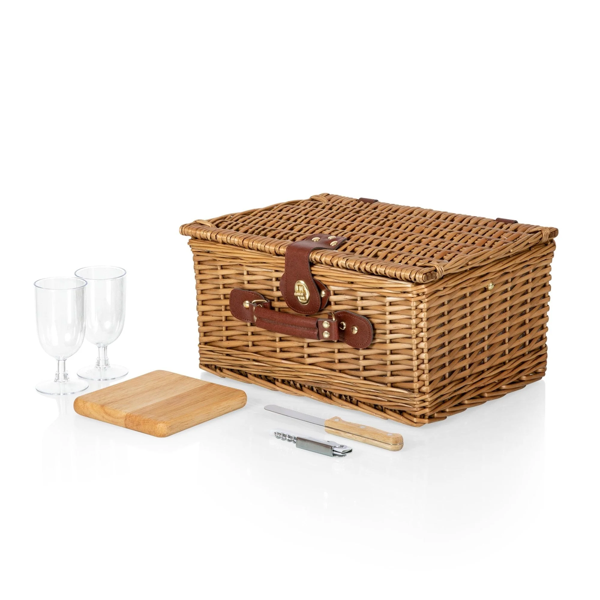 Classic Wine & Cheese Picnic Basket - Image 5