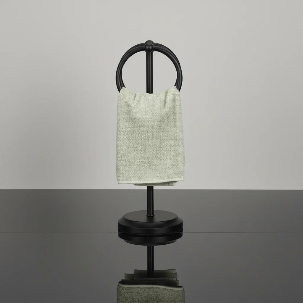 Classical Double Ring Design Fingertip Towel Holder - Image 18