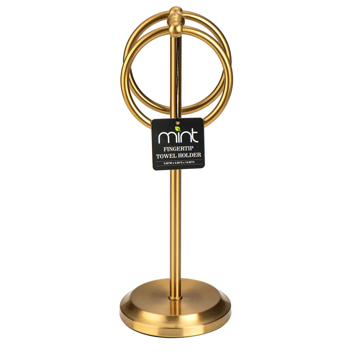 Classical Double Ring Design Fingertip Towel Holder - Image 4